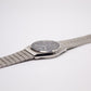 [Near Mint] 1984 Seiko SQ Straight Grain Black Dial Men's Wrist-Watch