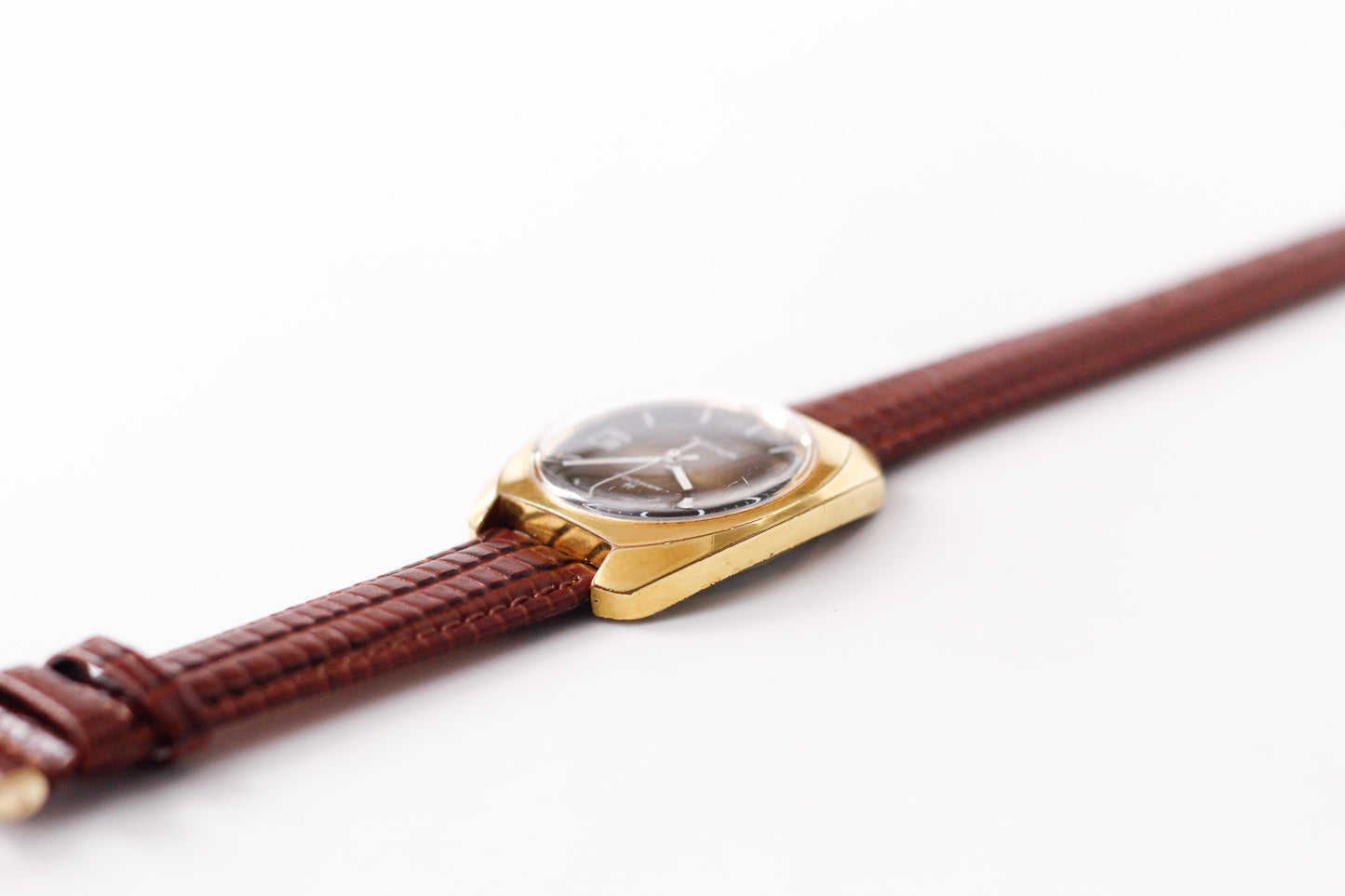 1970s Hamilton Automatic 'Tiger Eye' Sunburst Dial Men's Wrist-Watch W/Box