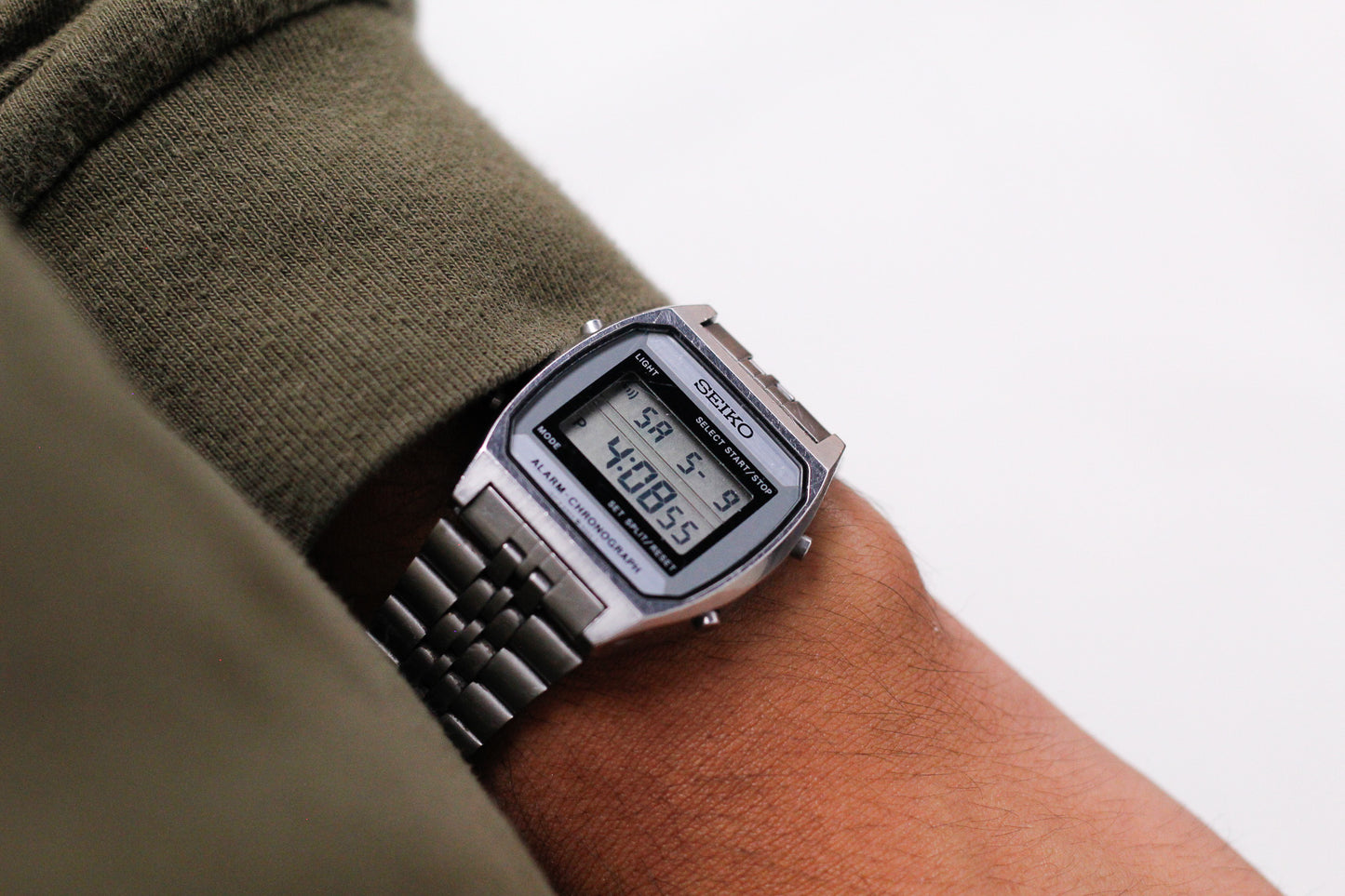 1985 Seiko Digital Chronograph-Alarm Men's Wrist Watch