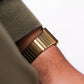 1993 Pulsar Quartz Brilliant Golden Striped Dial Men's Wrist-Watch
