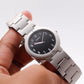 2003 Seiko Quartz Inky Black Arabic Dial Men's Wrist-Watch