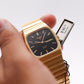 1986 Pulsar Quartz Ana-Digi Inky Black Dial Men's Wrist-Watch W/Tag