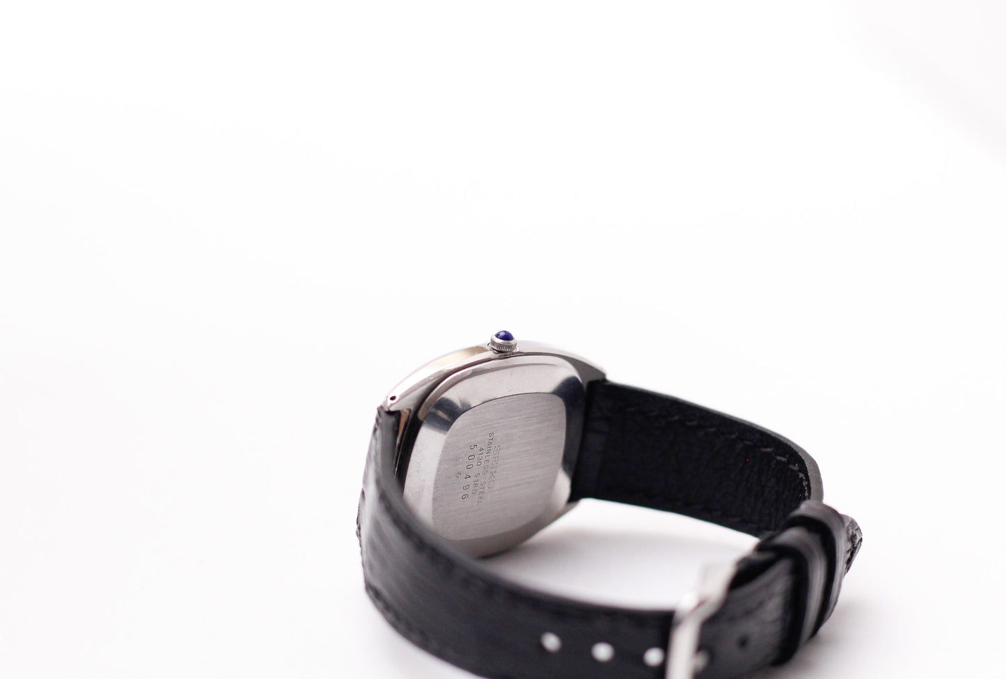 1975 Seiko Quartz Glossy Royal Blue Dial Men's Wrist-Watch