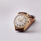 [Serviced] 1970s Waltham Mechanical Silver Sunburst Dial Men's Wrist-Watch