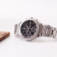 [Near Mint] 2004 Seiko Chronograph Inky Black Dial Men's Quartz Wrist-Watch