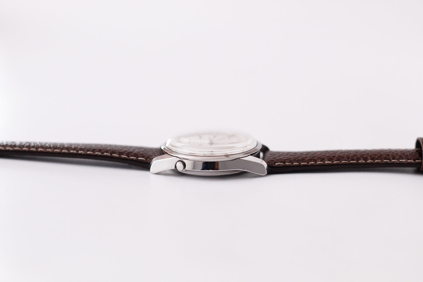 [Serviced] 1966 Seiko-Matic Silver Sunburst Dial Men's Wirst-Watch