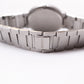 2003 Seiko Quartz Inky Black Arabic Dial Men's Wrist-Watch