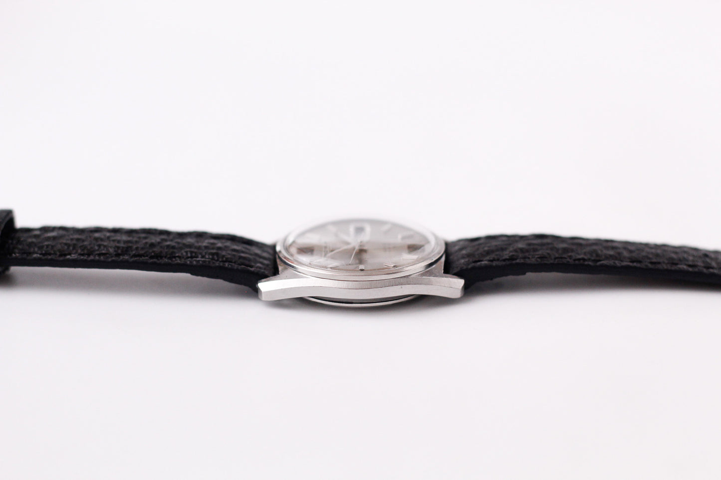 1969 Seiko 5 Automatic Gray Sunburst Dial Men's Wrist-Watch
