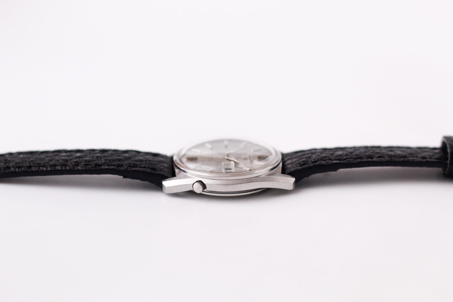 1969 Seiko 5 Automatic Gray Sunburst Dial Men's Wrist-Watch