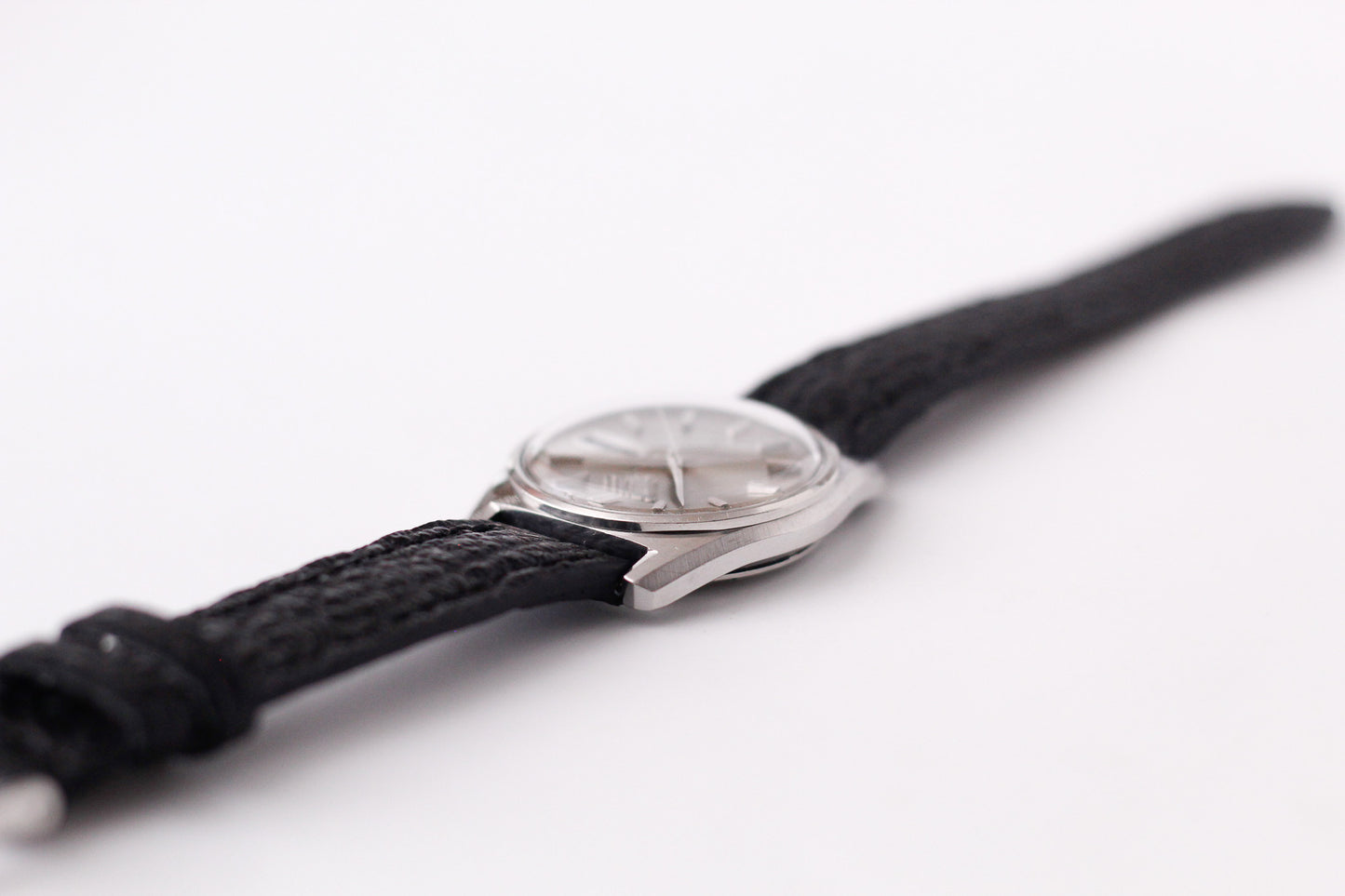 1969 Seiko 5 Automatic Gray Sunburst Dial Men's Wrist-Watch