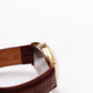 1970s Swiss Orvin Mechanical Straight Grain Silver Dial Men's Wrist-Watch