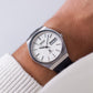 1989 Seiko Type II Quartz Cream White Dial Men's Wrist-Watch