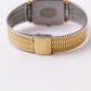 1990s Orient Quartz Sunburst Black Dial Men's Wrist-Watch