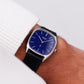 1975 Seiko Quartz Glossy Royal Blue Dial Men's Wrist-Watch