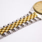 1989 Seiko SQ Rare 'Sample' Variant Golden Dial Two Tone Men's Wrist-Watch