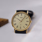 1980 Seiko Quartz Golden Roman Dial Men's Wrist-Watch
