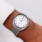 [Serviced] 1970s Universal Genève White Shadow Micro-Rotor Automatic Men's Wrist-Watch