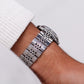 [Serviced] 1971 Seiko 5 Automatic Silver Sunburst Dial Men's Wrist-Watch