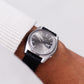 1969 Seiko 5 Automatic Gray Sunburst Dial Men's Wrist-Watch
