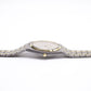 [Near Mint] 1987 Seiko SQ Two Tone Gray Dial Sand Blasted Case Men's Wrist-Watch