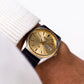 1985 Seiko SQ Baby Day-Date Men's Wrist-Watch