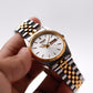 2005 Pulsar Quartz Silver Sunburst Dial 'Baby Day-Date' Men's Wrist-Watch
