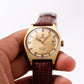[Serviced] 1970s Tissot PR-516 Golden Sunburst Dial Men's Wrist-Watch