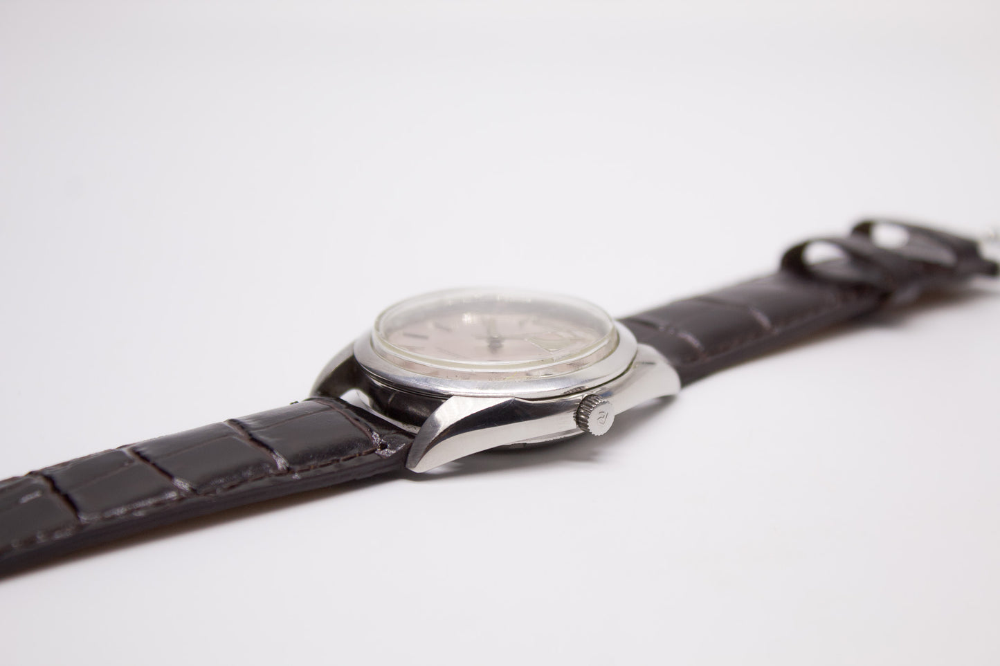 1980s Ricoh Automatic Cherry Blossom Silver Dial Men's Wrist-Watch