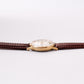 [Serviced] 1970s Elgin Mechanical Silver Sunburst Dial Men's Wrist-Watch