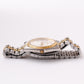 2005 Pulsar Quartz Silver Sunburst Dial 'Baby Day-Date' Men's Wrist-Watch
