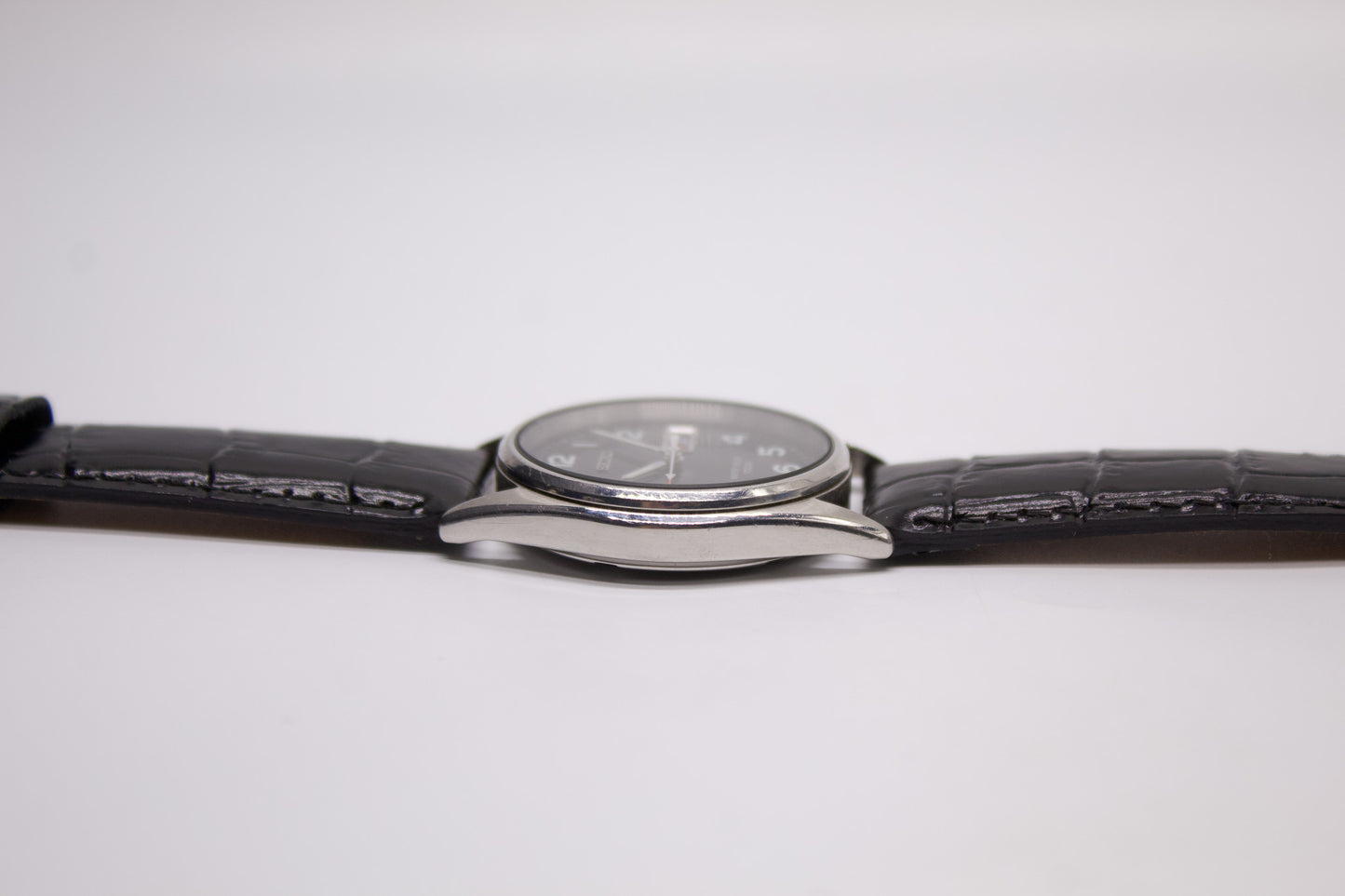 1993 Seiko Quartz Inky Black Dial Men's Wrist-Watch