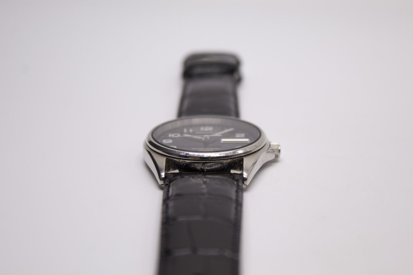 1993 Seiko Quartz Inky Black Dial Men's Wrist-Watch
