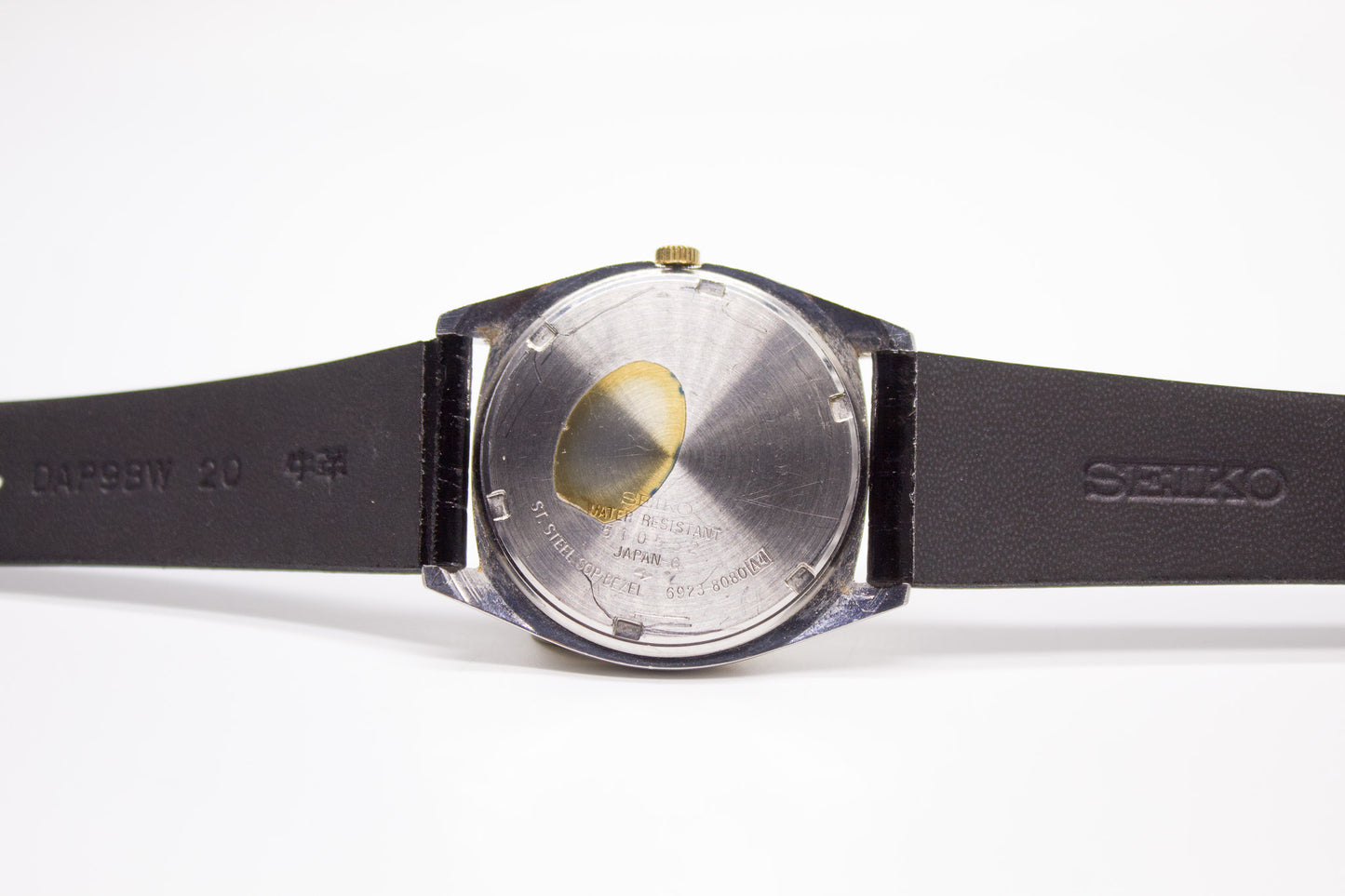 1985 Seiko SQ Baby Day-Date Men's Wrist-Watch