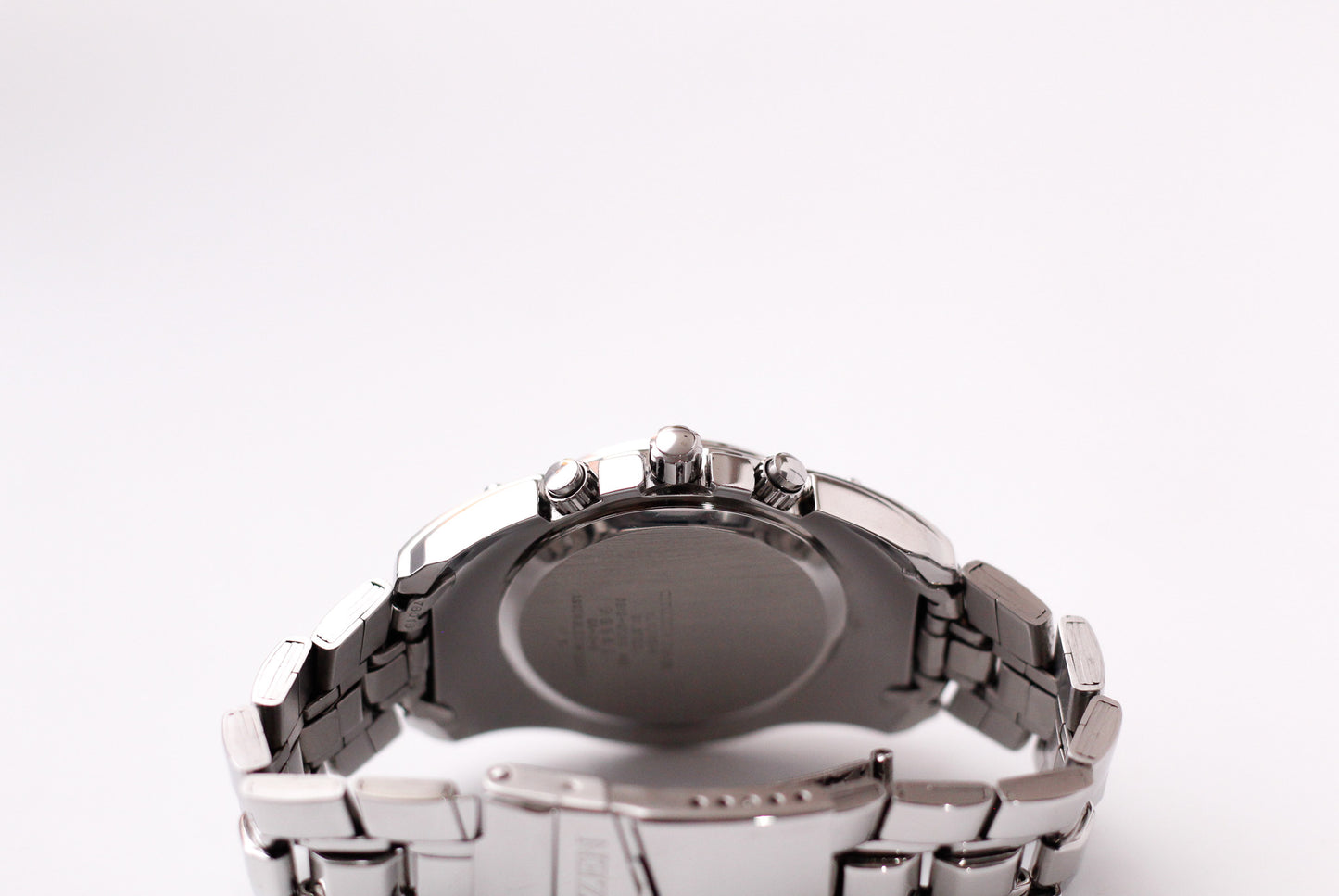 1999 Citizen Oxy Quartz Chronograph Matte Black Dial Men's Wrist-Watch