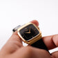 1981 Seiko Quartz Inky Black Dial Men's Wrist-Watch