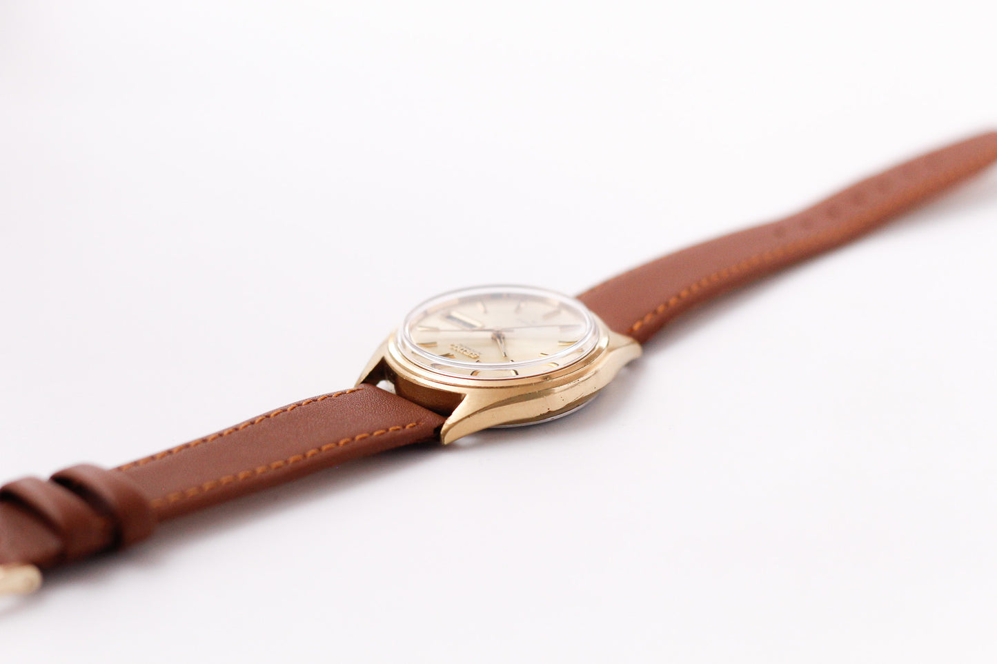 [Serviced] 1980 Seiko Automatic 'Freckled Golden Dial' Men's Wrist-Watch