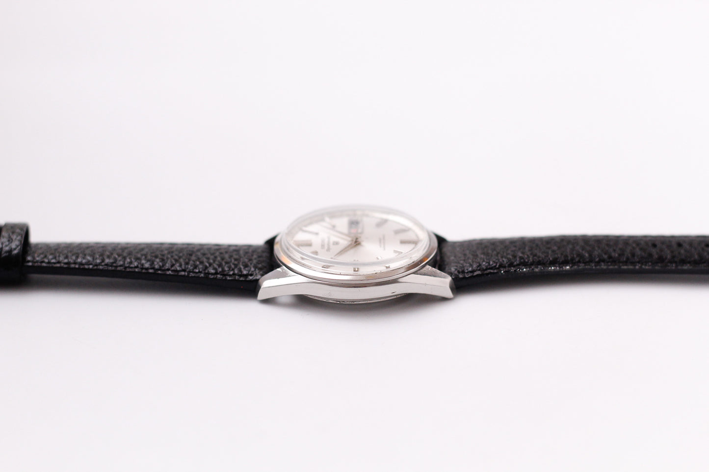 [Serviced] 1969 Seiko 5 Sportsmatic Silver Sunburst Dial Men's Wrist-Watch