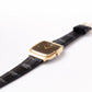 1981 Seiko Quartz Inky Black Dial Men's Wrist-Watch