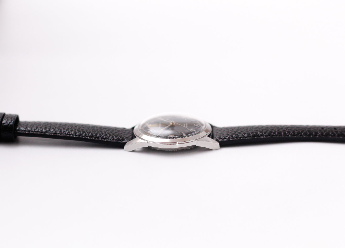 [Serviced] 1972 Bulova Caravelle Inky Black Dial Men's Mechanical Wrist-Watch