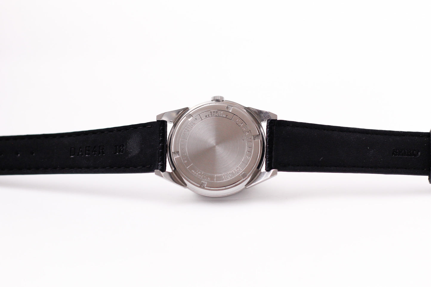 [Serviced] 1972 Bulova Caravelle Inky Black Dial Men's Mechanical Wrist-Watch