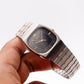 1985 Seiko Quartz Straight Grain Gray Dial Men's Wrist-Watch