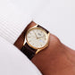1998 Seiko Quartz Warm Gold Toned Men's Dress Wrist-Watch