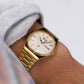 1985 Seiko SQ Light Golden Dial Men's Wrist-Watch