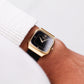 1981 Seiko Quartz Inky Black Dial Men's Wrist-Watch