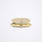 1997 Pulsar Ana-Digi Straight Grain Golden Dial Men's Wrist-Watch