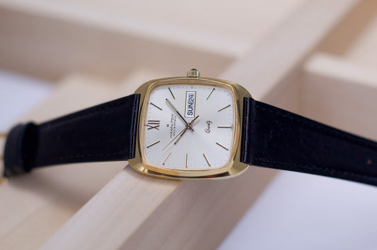 1990s Hamilton Masterpiece Quartz Silver Dial Men's Wrist-Watch