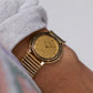[Mint] 1986 Seiko Lassale Golden Linen Dial Men's Wrist-Watch