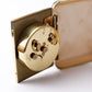 1960s Elgin Mechanical Travel Alarm Clock W/Box
