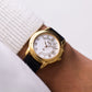 1999 Seiko Kinetic White Roman Dial Men's Wrist-Watch