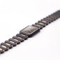 [Near Mint] 1985 Seiko Quartz Matte Black Dial Ladies' Two Tone Wrist-Watch